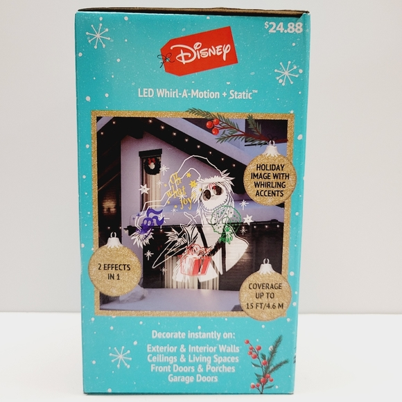 Disney The Nightmare Before Christmas Jack Skellington Whirl A Motion Projector - Picture 3 of 13